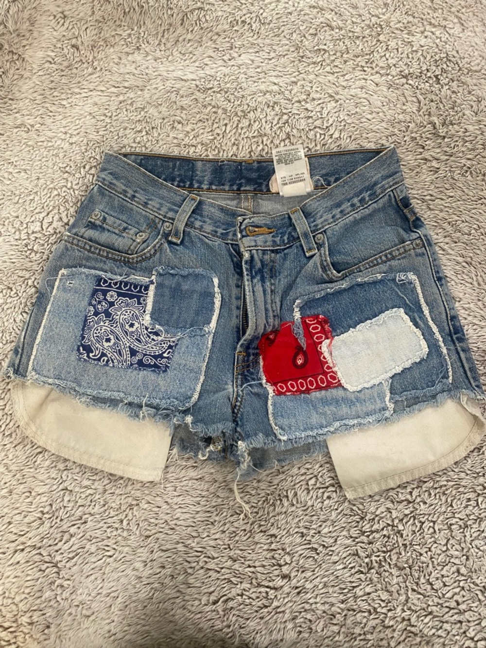 Levi’s Furst of a kind patchwork shorts